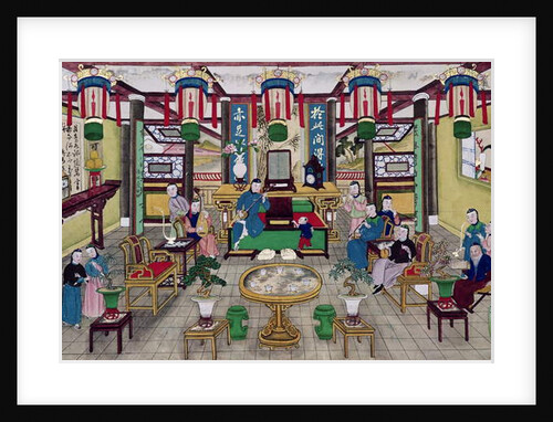 A Room in the House of Mr. Kong, a Peking Merchant by School Chinese