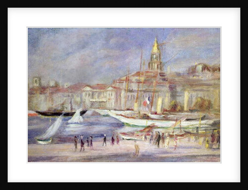The Old Port of Marseilles, c.1912 by Pierre Auguste Renoir