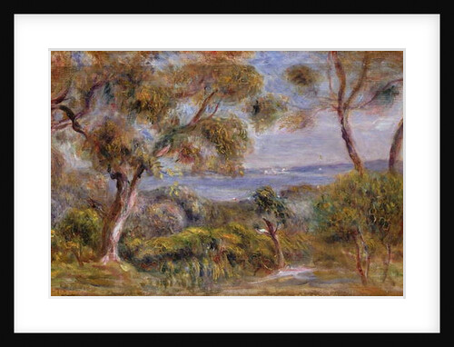 The Sea at Cagnes, c.1910 by Pierre Auguste Renoir