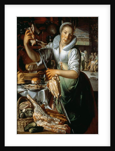 The Kitchen Maid c.1620-25 by Joachim Wtewael or Utewael or Wyewael