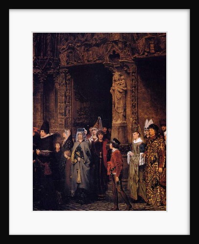 Leaving Church in the Fifteenth Century, 1864 by Lawrence Alma-Tadema