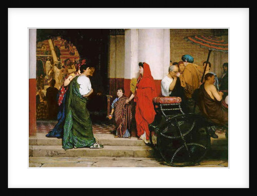 Entrance to a Roman Theatre, 1866 by Lawrence Alma-Tadema