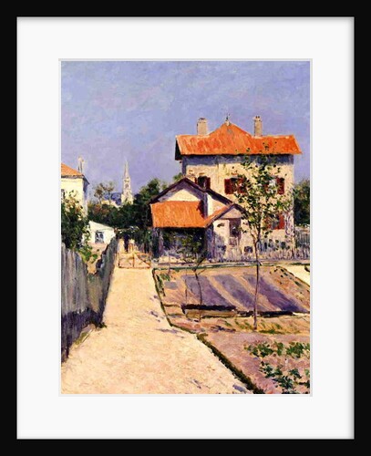 The Artist's House at Yerres, c.1882 by Gustave Caillebotte