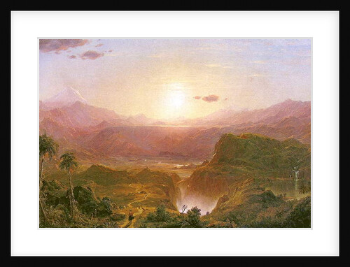 The Andes of Ecuador, c.1876 by Frederic Edwin Church