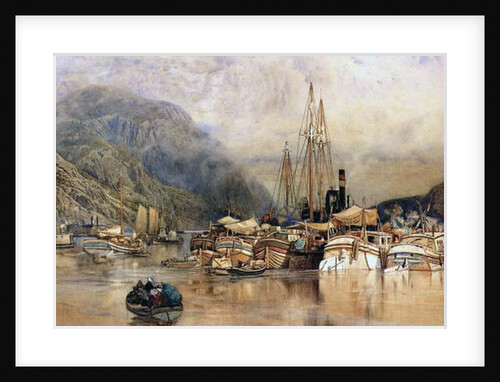 Shipping on the Hudson River by Samuel Colman