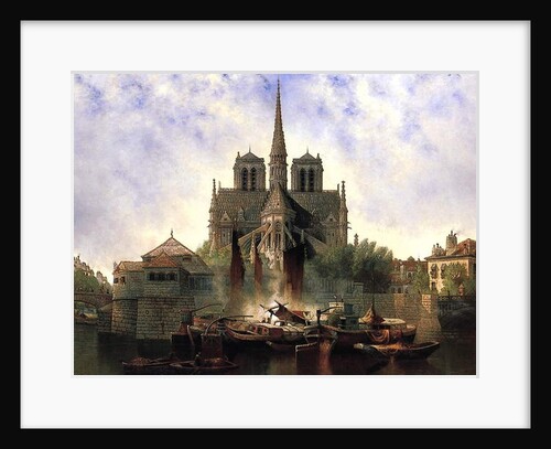 Notre-Dame Cathedral, Paris, 1893 by Edwin Deakin
