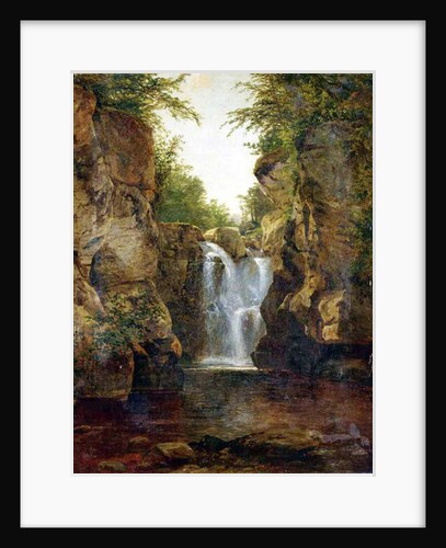 Bish Bash Falls, 1855-60 by John Frederick Kensett