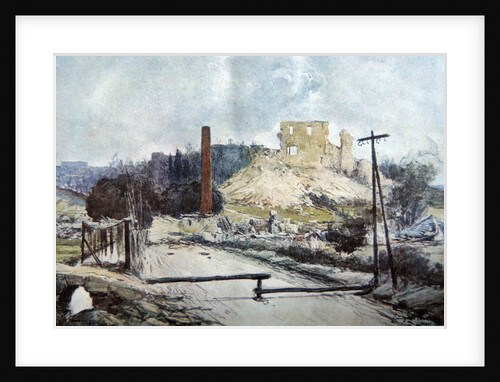 Coucy-le-Chateau, 1917 by Francois Flameng