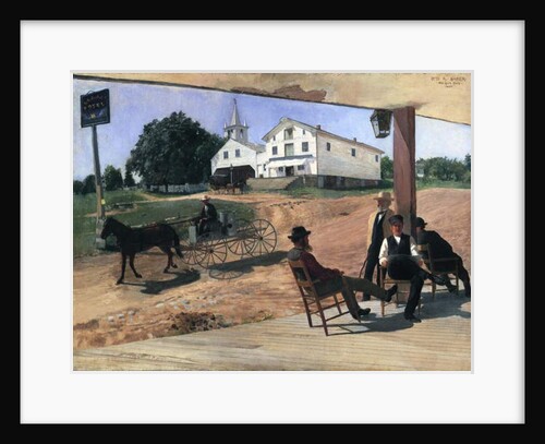 Ella's Hotel, Richfield Center, 1885 by Otto Henry Bacher