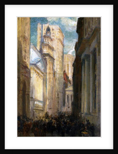 Wall Street, New York, c.1905 by Colin Campbell Cooper