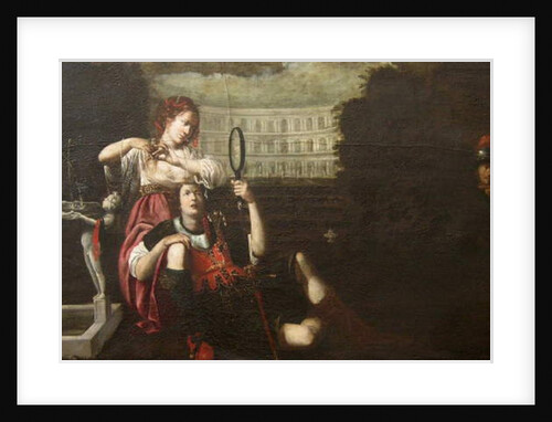 Rinaldo in the garden of Armida by French School