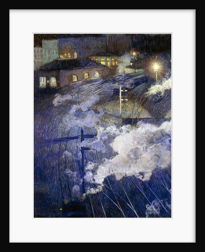 Brussels, the Luxembourg Railway Station by Henri Ottmann