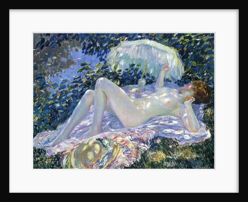 Sunbathing, c.1913 by Frederick Carl Frieseke