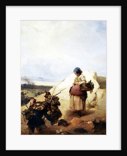 The Cantiniere, 1852 by Domenico Induno