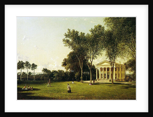 A Game of Croquet, 1873 by David Johnson