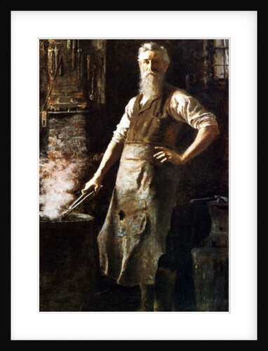 The Village Blacksmith by Thomas Hovenden
