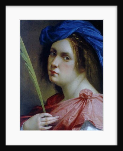 Self portrait as a martyr, c.1615 by Artemisia Gentileschi