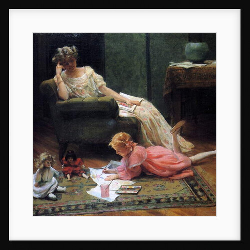 Watching the Child Play, 1909 by Charles Courtney Curran