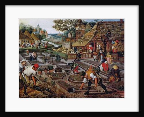 Gardening, c.1637-38 by Pieter the Younger Brueghel