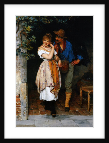 Couple Courting, 1887 by Eugen von Blaas