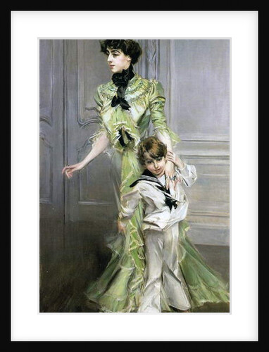Madame Georges Hugo and her son Jean, 1898 by Giovanni Boldini