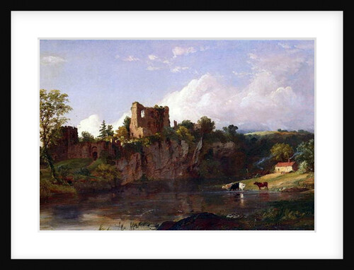 Chepstow Castle, on the Wye, 1854 by Jasper Francis Cropsey