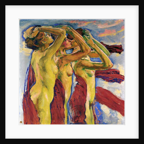 Three Nudes by Koloman Moser