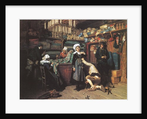 The Bride's Trousseau, Brittany, 1880 by Henry Mosler