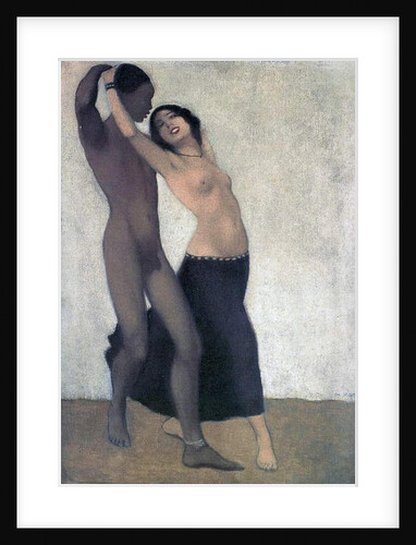 An Afro-European Couple of Dancers, c.1903 by Otto Muller or Mueller