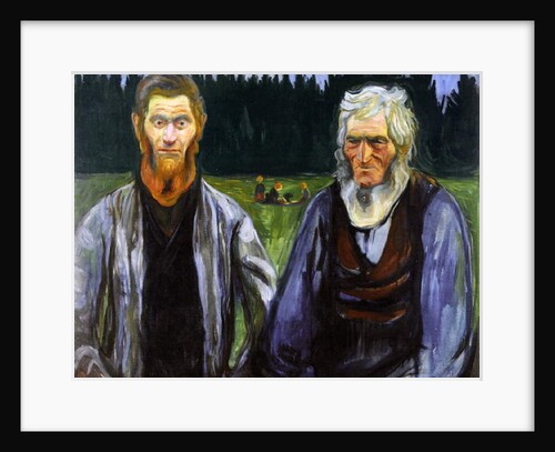 Father and Son, c.1904 by Edvard Munch