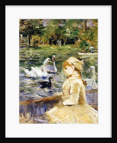 Young girl boating, 1884 by Berthe Morisot