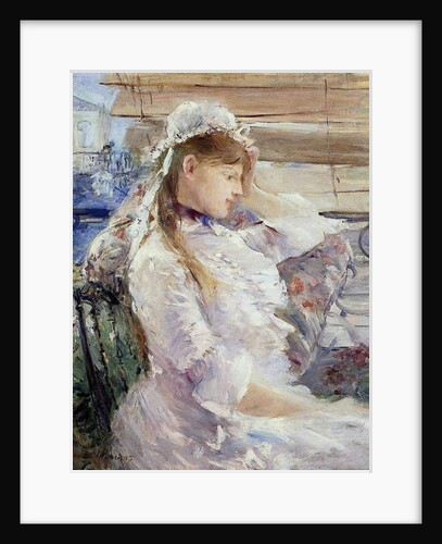 Profile of a seated young woman, 1879 by Berthe Morisot
