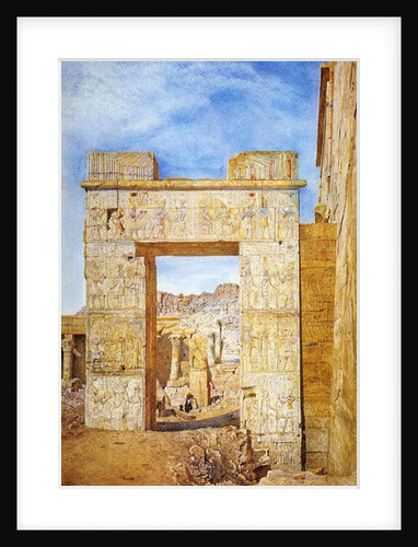 The Gateway of Philadelphus, Philae, Egypt, 1890 by Henry Roderick Newman