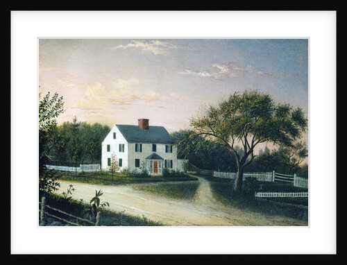 The artist's family house, c.1859 by Mary Blood Mellen