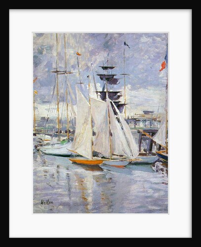 The Harbour, Deauville, Normandy, 1912 by Paul Cesar Helleu