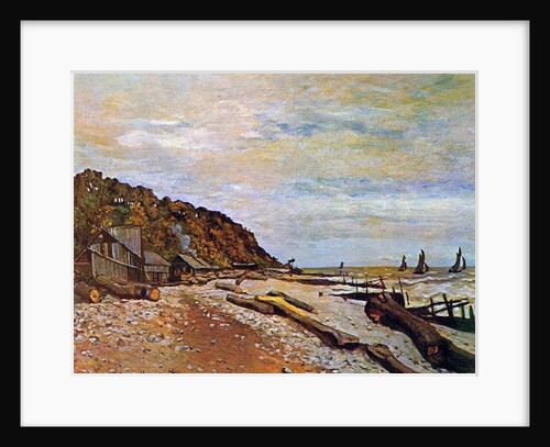 Boatyard near Honfleur, 1864 by Claude Monet