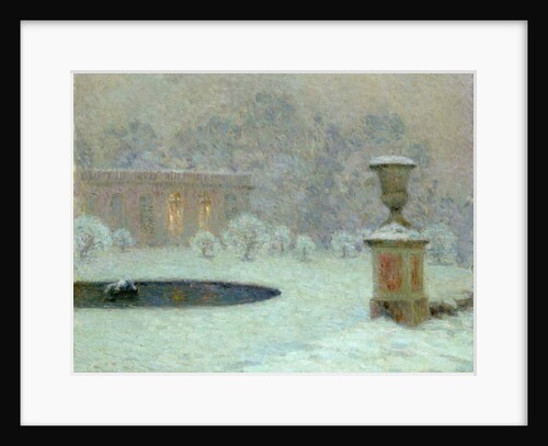 The Trianon Under Snow, c.1905 by Henri Eugene Augustin Le Sidaner