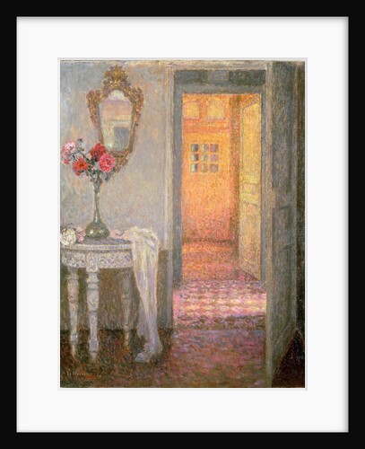 Interior of a Hallway by Henri Eugene Augustin Le Sidaner