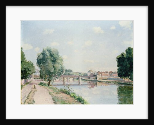 The Railway Bridge, Pontoise by Camille Pissarro