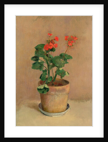 Geraniums in a Pot, c.1905 by Odilon Redon