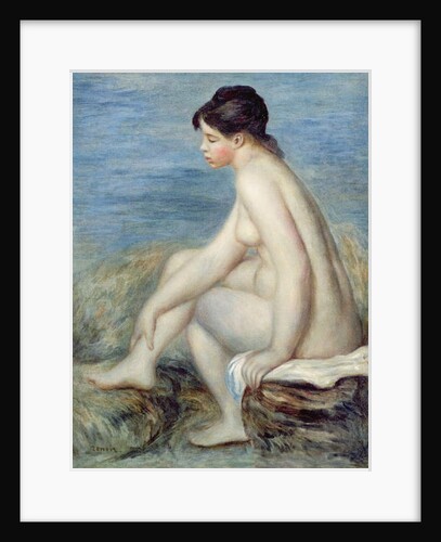 Seated Bather by Pierre Auguste Renoir