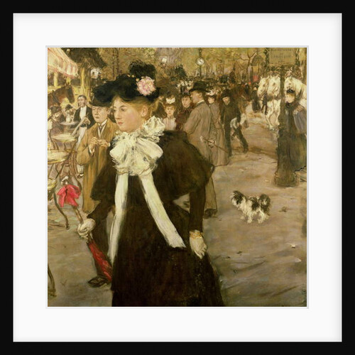 Boulevard des Italiens, c.1899 by Jean Francois Raffaelli