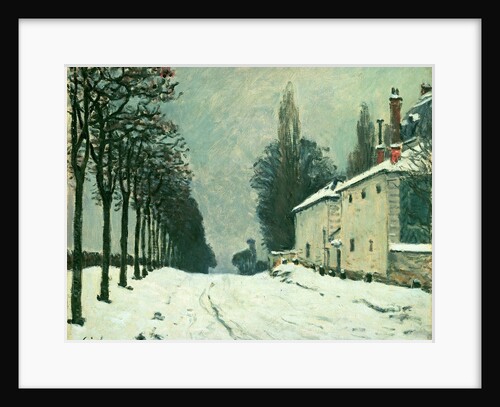 La Route de Louveciennes, Hiver, 1874 by Alfred Sisley