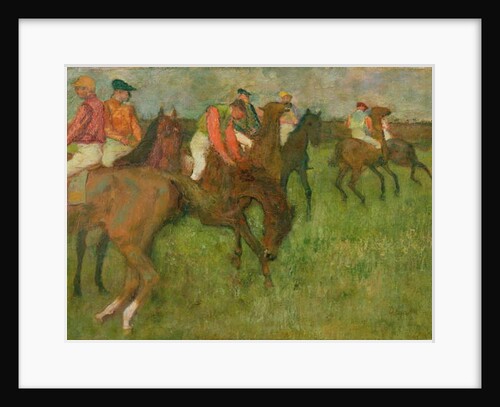 Jockeys, 1886-90 by Edgar Degas