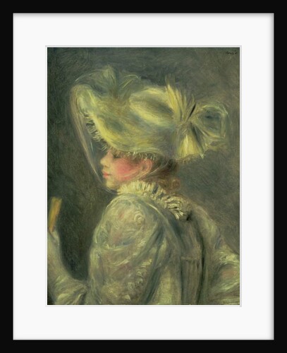 The White Hat by Pierre Auguste Renoir
