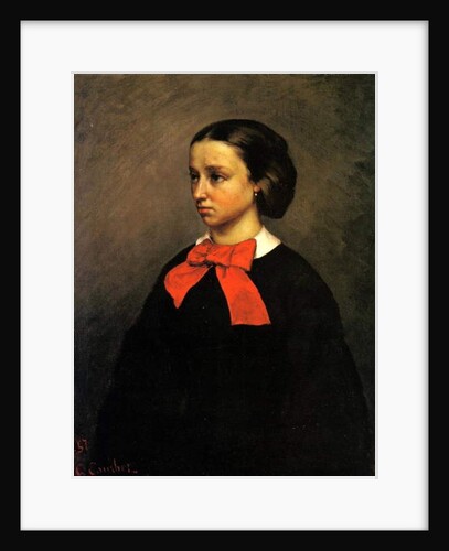Portrait of Madame Jacquet by Gustave Courbet