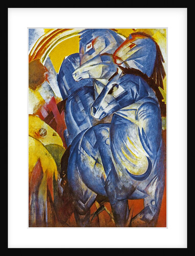 A Tower of Blue Horses, 1913 by Franz Marc