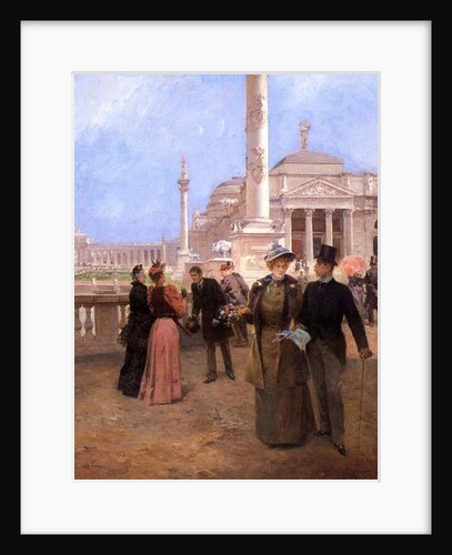The Grand Plaza, World's Columbian Exposition, c.1893 by Ludovico Marchetti