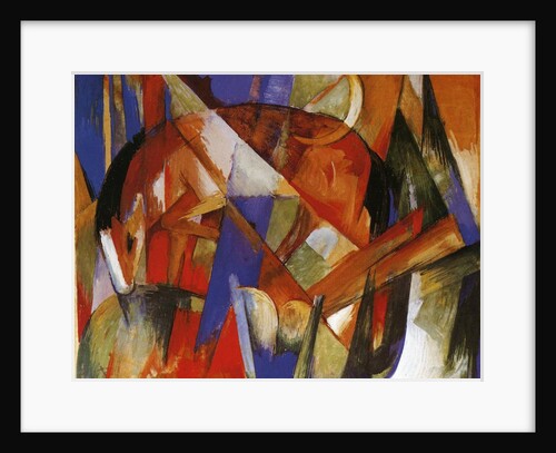 Fabulous Beast II, 1913 by Franz Marc