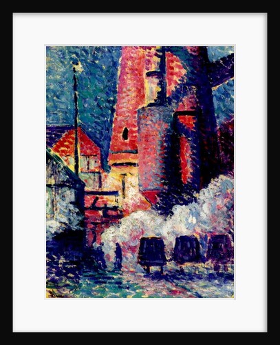 Tall Furnaces, 1896 by Maximilien Luce